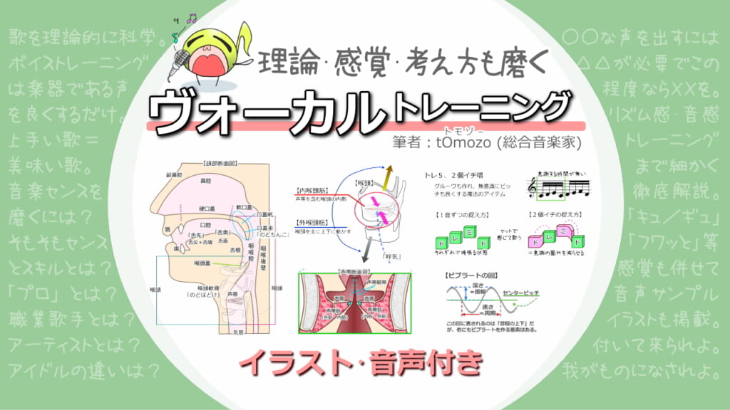 「理論・感覚・考え方も磨くヴォーカルトレーニング」バナー