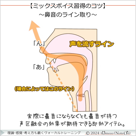 【鼻音のライン取り】